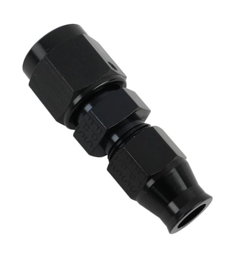 Fragola -6AN Female x 5/16in Tube AN Adapter Fitting Black