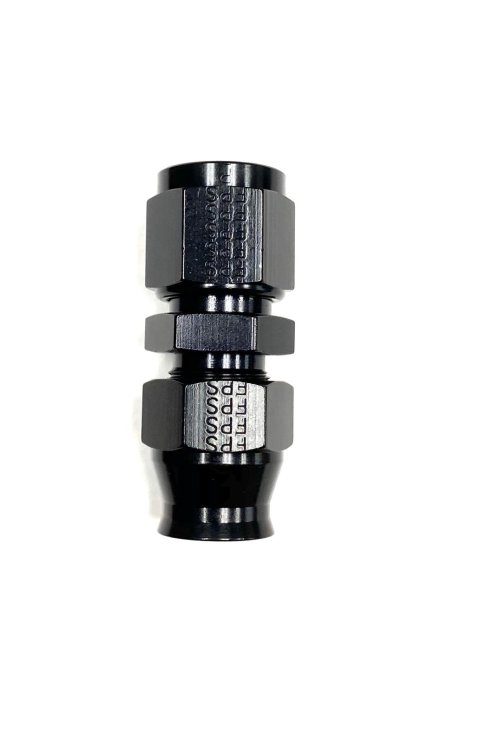 Fragola -6AN Female x 3/8in Tube AN Adapter Fitting Black