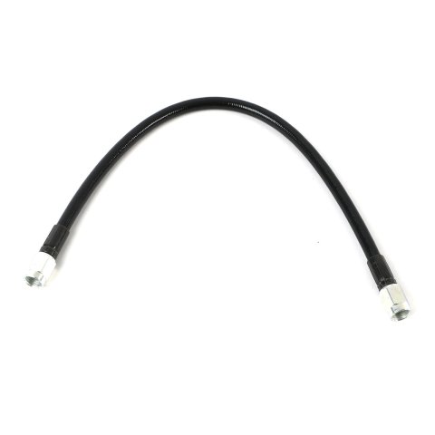 Fragola -3AN Black Covered Assembly Straight x Straight 12in