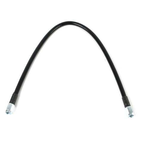 Fragola -3AN Black Covered Assembly Straight x Straight 16in