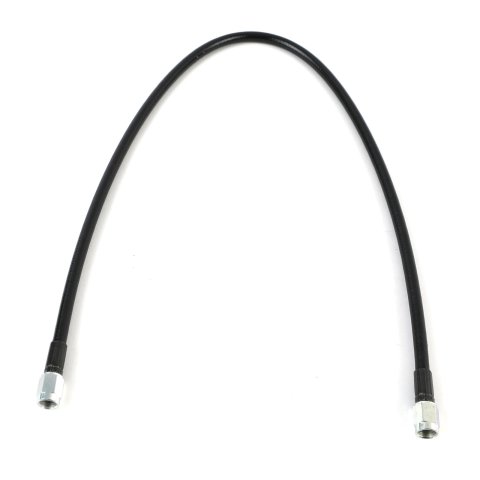 Fragola -3AN Black Covered Assembly Straight x Straight 24in