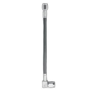 Fragola -3AN Black Covered Assembly Straight x 90ft 10in