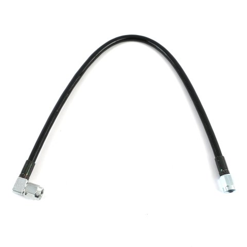Fragola -3AN Black Covered Assembly Straight x 90ft 16in