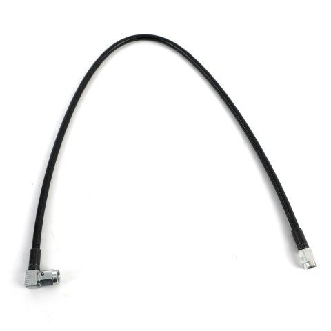 Fragola -3AN Black Covered Assembly Straight x 90ft 24in