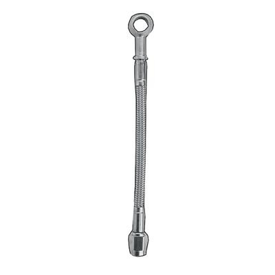 Fragola -3AN Clear Covered Straight x 3/8 x BJO 12in