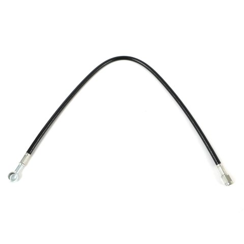 Fragola -3AN Black Covered Straight x 7/16 BJO 22in