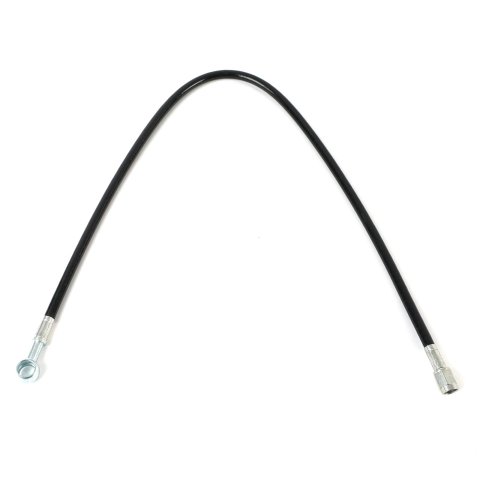 Fragola -3AN Black Covered Straight x 7/16 BJO 24in
