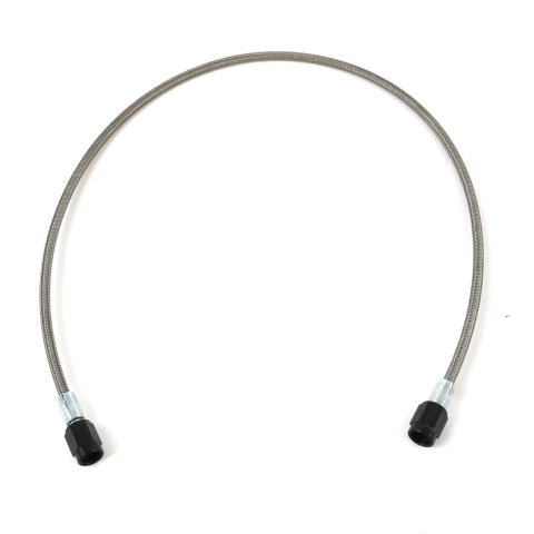 Fragola -2AN Brake Line w/ -3AN Black Alum. Nuts 22in