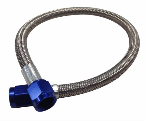 Fragola -3AN x -4AN Nut 4AN Nitrous Line 24in Blue Nuts