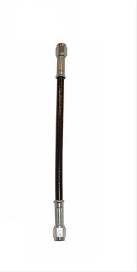 Fragola -4AN PFTE Black Hose Assembly Straight x 90 Degree 48in