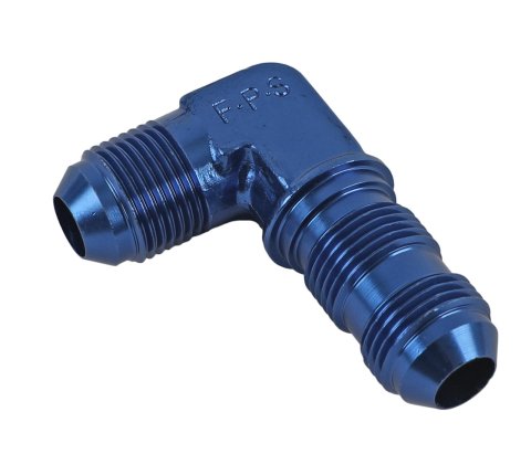 Fragola -8AN x 90 Degree Bulkhead - Blue