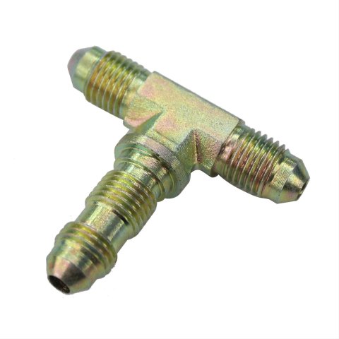 Fragola -4AN Bulkhead Tee - Steel