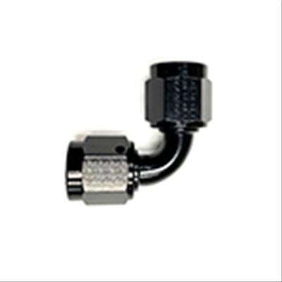 Fragola -4AN Female Coupler Tube Style - Black