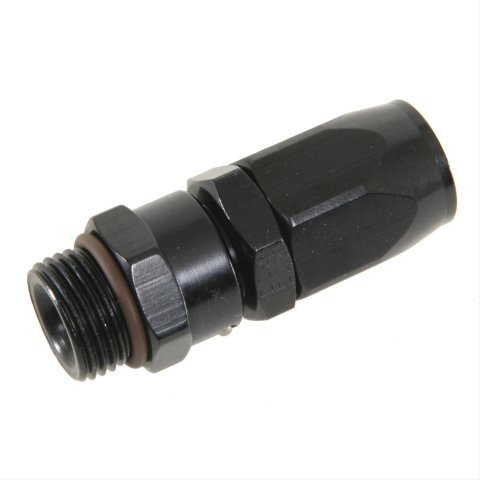 Fragola -12AN Straight x 1 1/16-12 (12) Hose End - Black