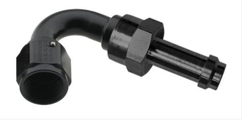 Fragola -8AN 90 Degree EZ Street Hose End Black