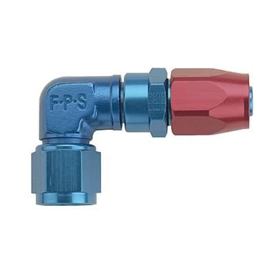 Fragola -6AN x 90 Degree Low Profile Forged Hose End