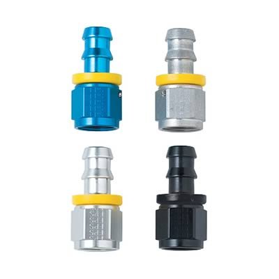 Fragola -6AN Push-Lite End Straight - Blue
