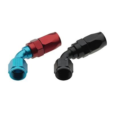 Fragola -6AN x 60 Degree Pro-Flow Hose End - Blue/Red