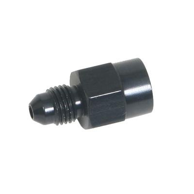 Fragola -3ANx 1/8 FPT Gauge Adapter-Straight - Black