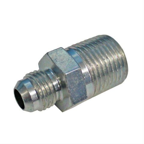 Fragola -6AN x 1/2 NPT Straight Adapter - Steel
