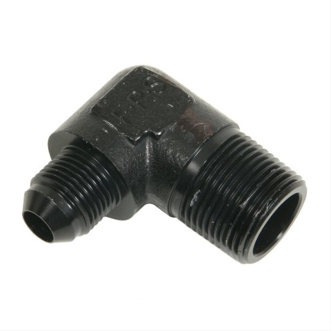 Fragola -16AN x 3/4 NPT 90 Degree Adapter - Black