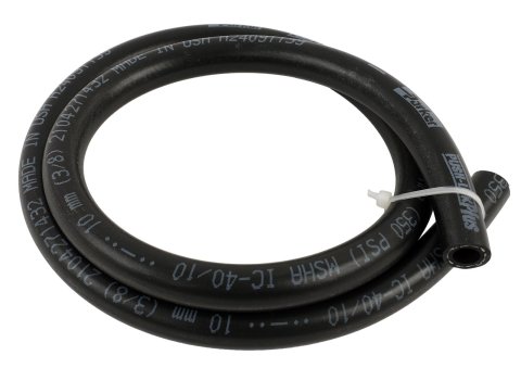 Fragola 3/8in Black Push-Lok Hose - 3 Feet
