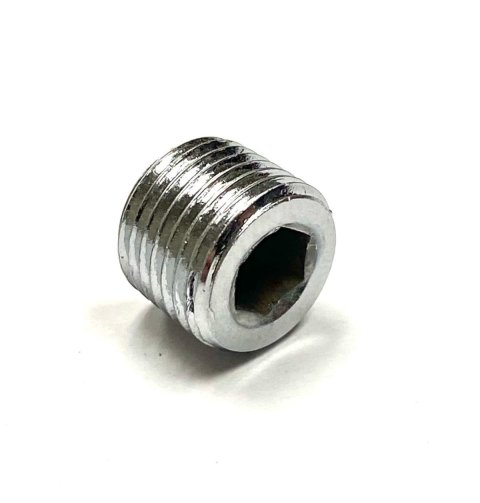 Fragola 1/8 NPT Pipe Plug- Internal Chrome