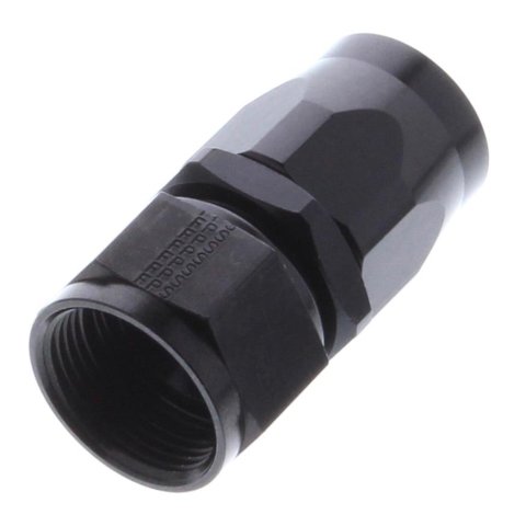 Fragola -16AN Straight Power Flow Hose End - Black