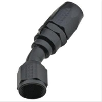 Fragola -4AN x 30 Degree Power Flow Hose End - Black