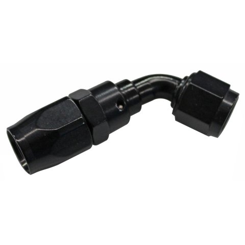 Fragola -6AN x 60 Degree Power Flow Hose End - Black