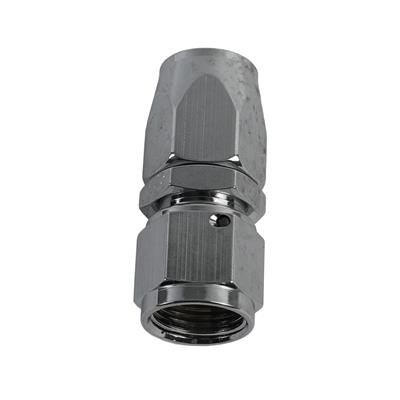 Fragola -8AN Straight Pro-Flow Hose End Chrome