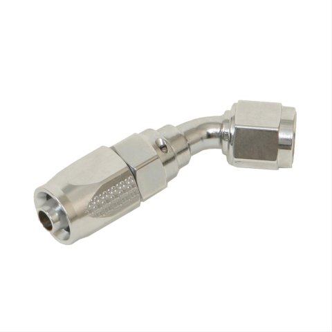 Fragola -6AN x 45 Degree Pro-Flow Hose End Chrome