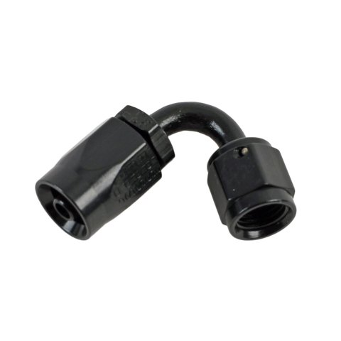 Fragola -4AN x 120 Degree Pro-Flow Hose End - Black
