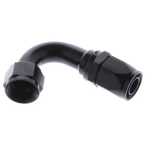 Fragola -16AN x 120 Degree Pro-Flow Hose End - Black