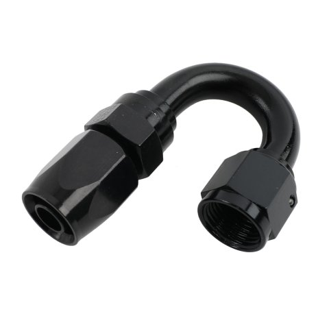 Fragola -8AN x 180 Degree Pro-Flow Hose End - Black