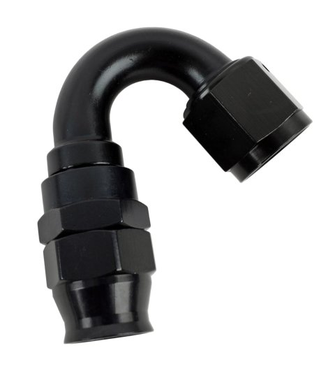 Fragola -10AN Real Street x 150 Degree Hose End Black For PTFE Hose