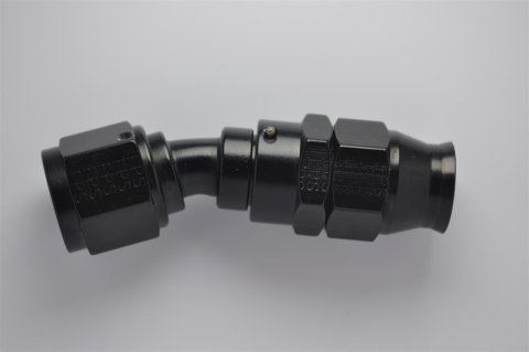 Fragola -6AN Real Street 30 Degree Hose End Black For PTFE Hose