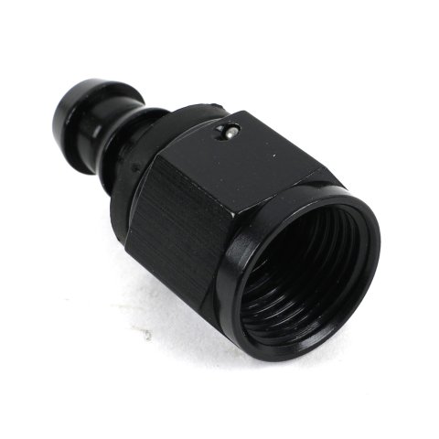 Fragola -10AN x 1/2 (-8)AN Push-Lite End Straight - Black