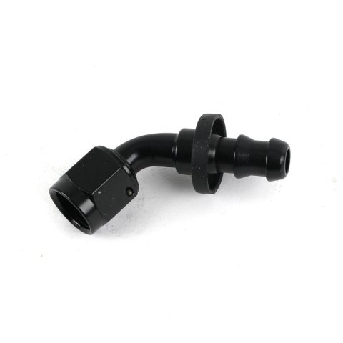 Fragola -6AN Push-Lite End 60 Degree - Black