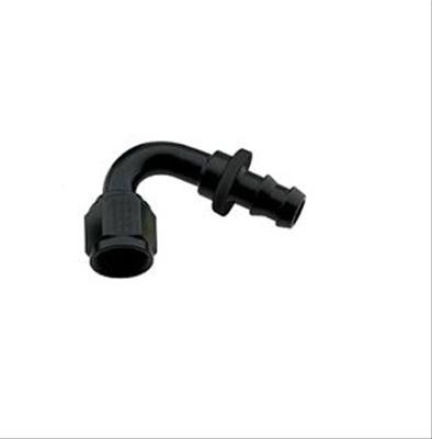 Fragola -10AN Push-Lite End 120 Degree - Black