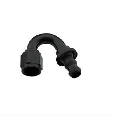 Fragola -10AN Push-Lite End 150 Degree - Black
