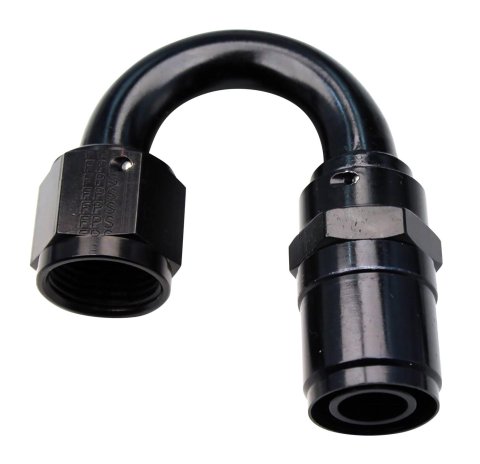 Fragola -6AN Race-Rite Crimp-On Hose End 180 Degree
