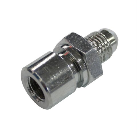 Fragola -4AN x 3/8 - 24 I.F. Tubing Adapter - Steel