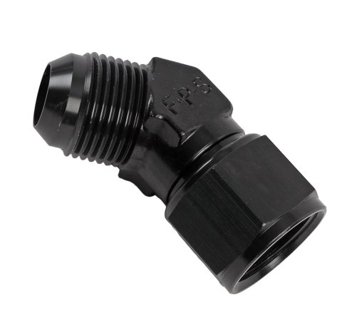 Fragola -12AN Female - Male Flare 45 Degree - Black