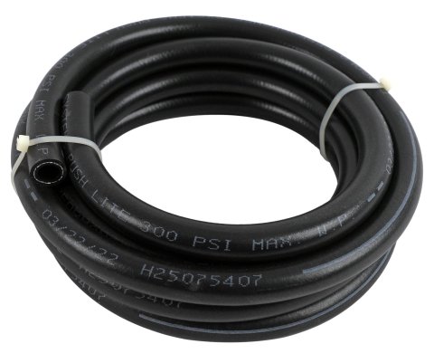 Fragola -6AN Push-Lite Hi-Temp Black Hose - 10ft