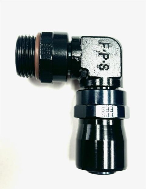 Fragola -12AN x 90 x 1 1/16 -12AN (12) Sport Crimp Hose End