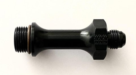 Fragola -6AN Male x 3/4-16 Orb Long Carburetor Adapter
