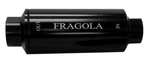 Fragola Fuel Filter 12AN Inlet & Outlet 12 Micron - Black