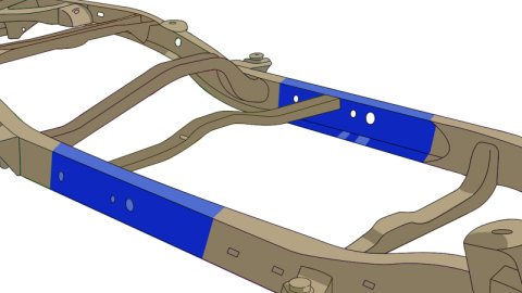 Rust Buster 2000-2006 Toyota Tundra Center Frame Section - Right
