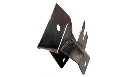 Rust Buster 2004-2008 Ford F-150 Center Rear Frame Section with ward Leaf Spring Mount - Right